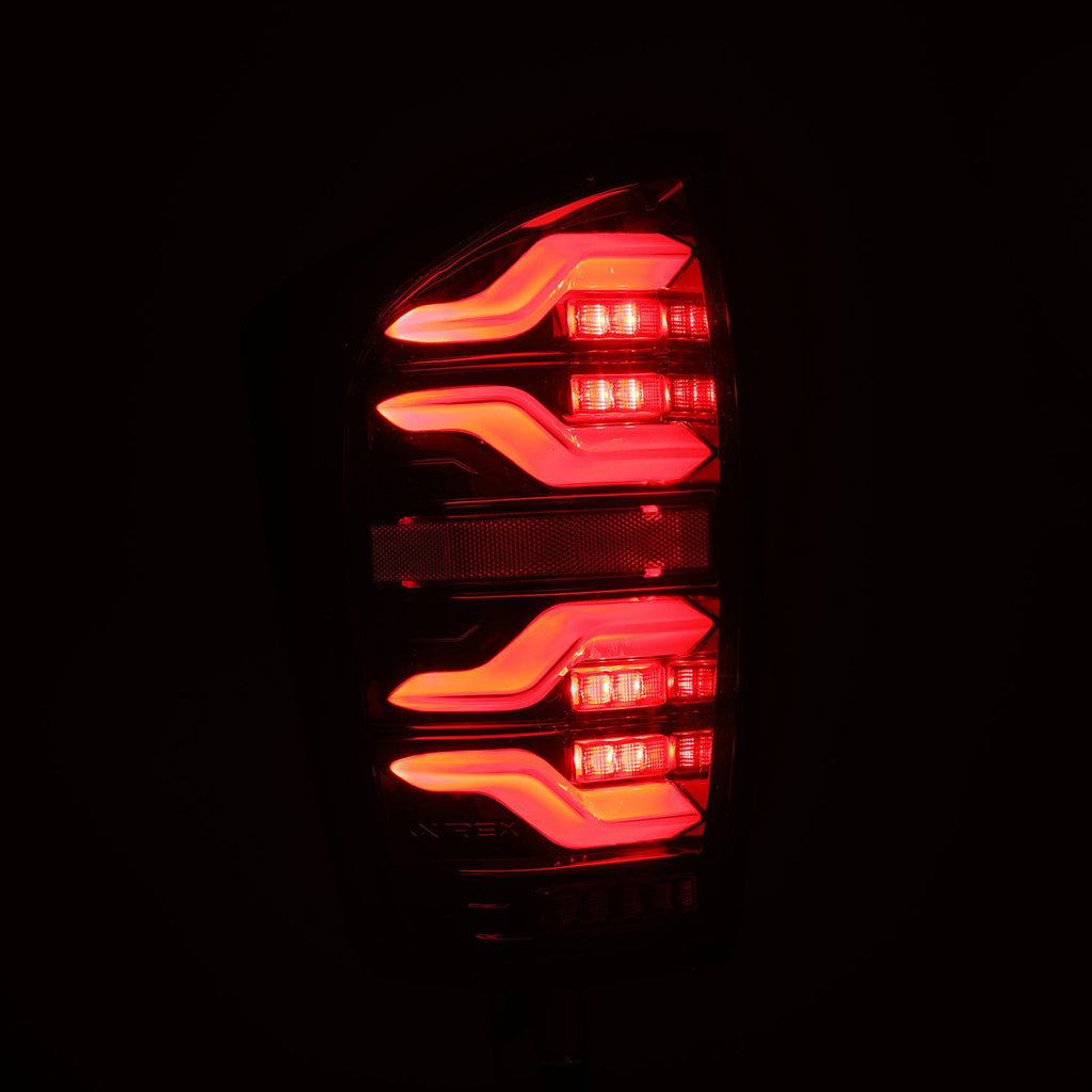 AlphaRex 680080 LED Taillights Alpha-Black for Select Toyota Tacoma
