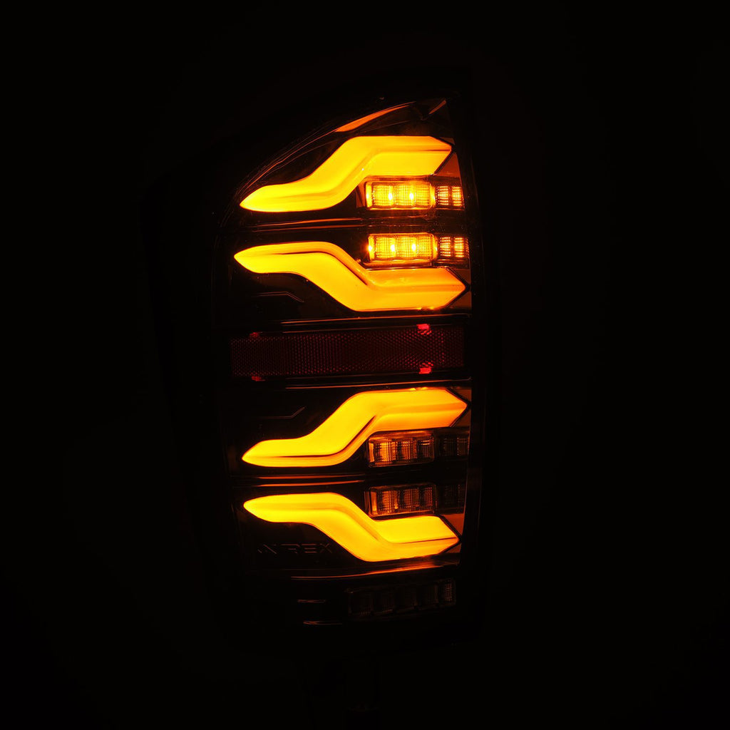 AlphaRex 680080 LED Taillights Alpha-Black for Select Toyota Tacoma