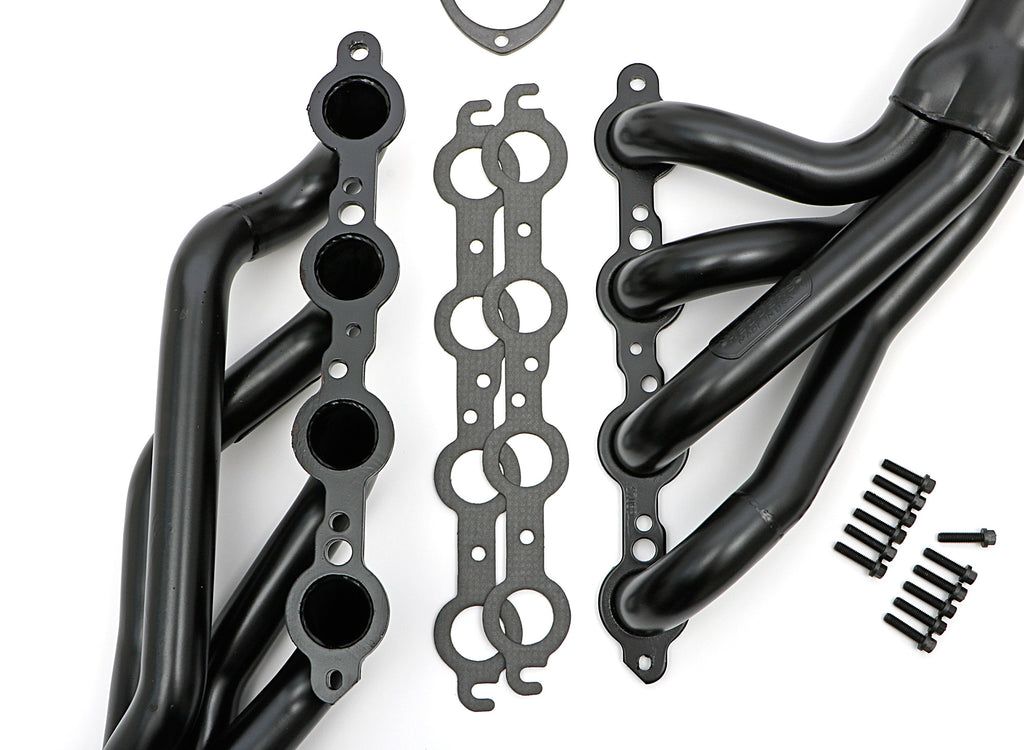 Hedman Hedders 68020 Mid-Length LS Swap Headers For 1978-87 GM A-Body/G-Body Cars for Select Buick Century, Buick Regal, Chevrolet El Camino, Chevrolet Malibu, Chevrolet Monte Carlo, GMC Caballero, Oldsmobile Cutlass, Oldsmobile Cutlass Supreme, Pontiac