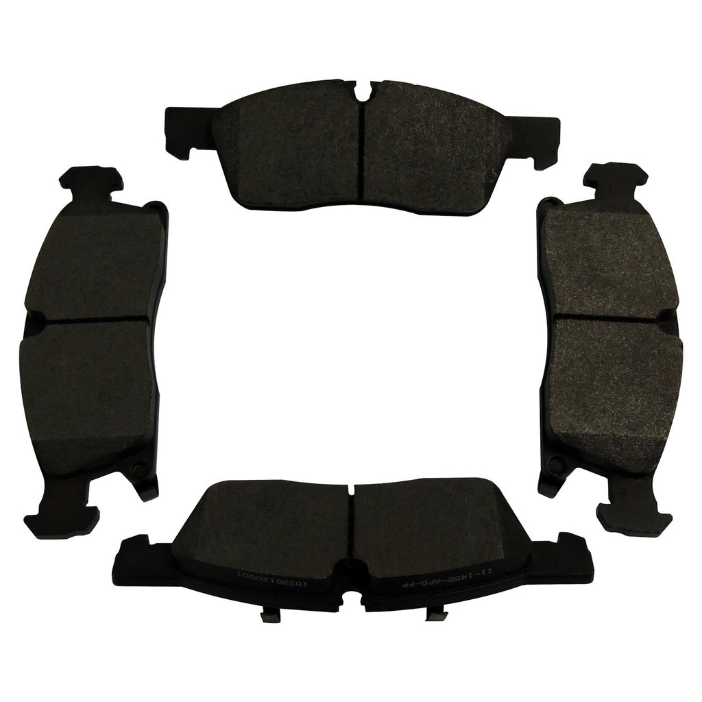 Crown Automotive Jeep Replacement 68052370AA Front Brake Pad Set for 2011-2021 Jeep WK Grand Cherokee w/o SRT, Left and Right for Select Dodge Durango, Jeep Grand Cherokee