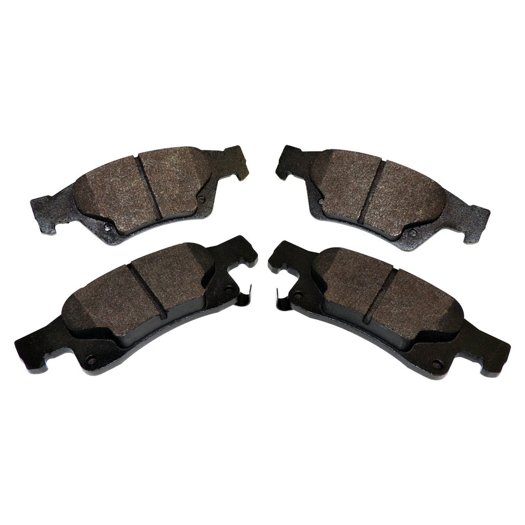 Crown Automotive Jeep Replacement 68052386AA Rear Brake Pad Set for 2011-2022 Jeep WK Grand Cherokee w/o SRT Package for Select Dodge Durango, Jeep Grand Cherokee