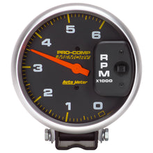 Load image into Gallery viewer, AutoMeter 6806 GAUGE, TACHOMETER, 5", 6K RPM DIESEL, PEDESTAL W/PEAK MEMORY, PRO-COMP