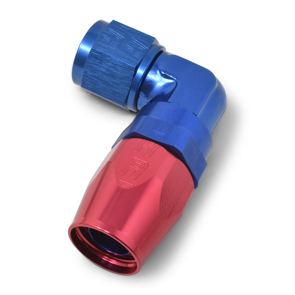 Performance--8-An-RedBlue-90-Degree-Forged-Aluminum-Swivel-Hose-End