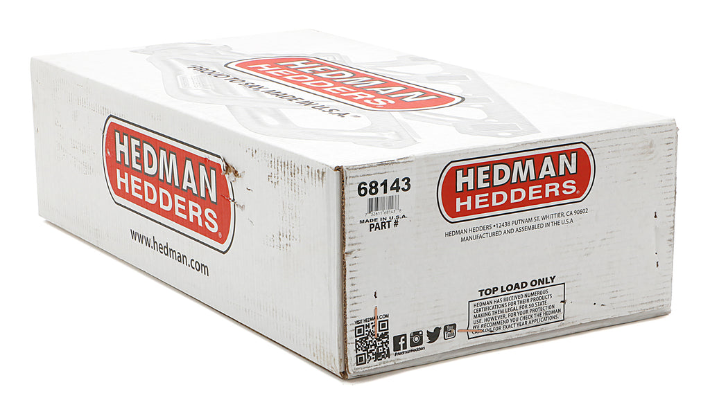 Hedman Hedders 68143 Black Mid-Length LS Swap Headers For '68-72  Chevelle, El Camino for Select Buick GS, Buick Skylark, Chevrolet Chevelle, Chevrolet El Camino, Chevrolet Monte Carlo, Oldsmobile 442, Oldsmobile Cutlass, Oldsmobile F85, Oldsmobile Vista