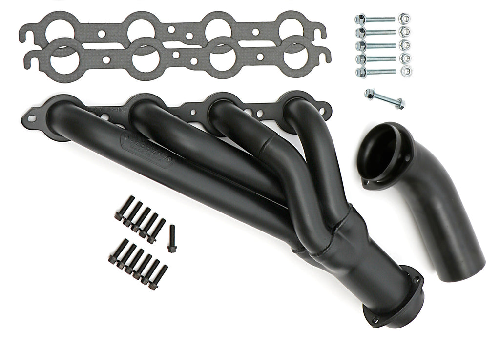Hedman Hedders 68143 Black Mid-Length LS Swap Headers For '68-72  Chevelle, El Camino for Select Buick GS, Buick Skylark, Chevrolet Chevelle, Chevrolet El Camino, Chevrolet Monte Carlo, Oldsmobile 442, Oldsmobile Cutlass, Oldsmobile F85, Oldsmobile Vista