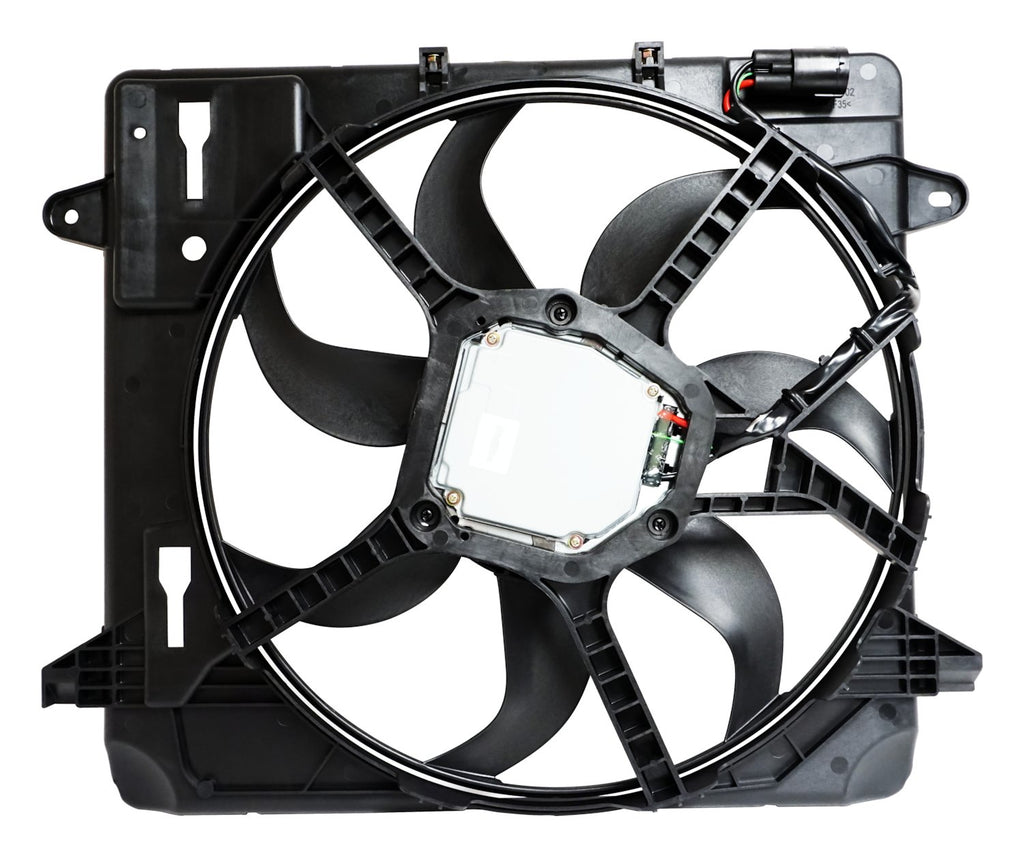 Crown Automotive Jeep Replacement 68143894AB Cooling Fan Assembly for 2012-2018 Jeep JK Wrangler w/ 3.0L Gas, 3.6L Engines for Select Jeep Wrangler, Jeep Wrangler JK