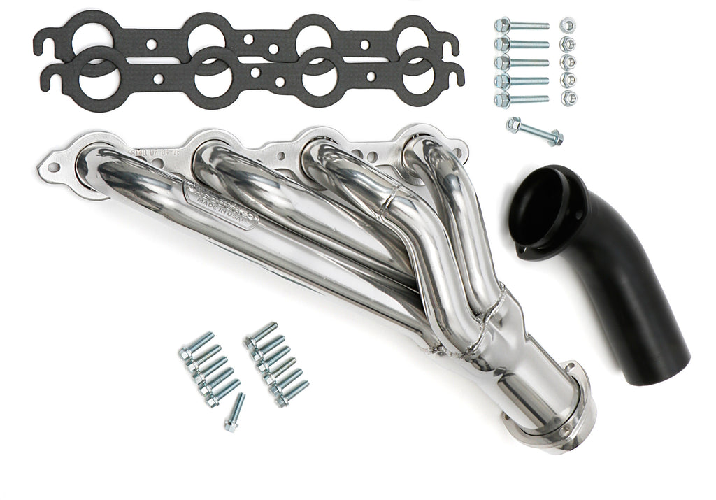 Hedman Hedders 68146 Silver Mid-Length LS Swap Headers For '68-72  Chevelle, El Camino for Select Buick GS, Buick Skylark, Chevrolet Chevelle, Chevrolet El Camino, Chevrolet Monte Carlo, Oldsmobile 442, Oldsmobile Cutlass, Oldsmobile F85, Oldsmobile