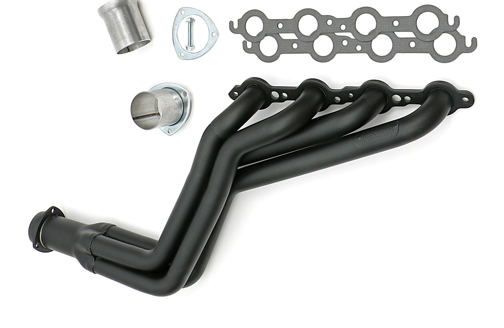 Hedman Hedders 68153 Black Long-Tube LS Swap Headers For 1968-72 Chevelle, El Camino for Select Buick GS, Buick Skylark, Chevrolet Chevelle, Chevrolet El Camino, Chevrolet Monte Carlo, Oldsmobile 442, Oldsmobile Cutlass, Oldsmobile F85, Oldsmobile Vista