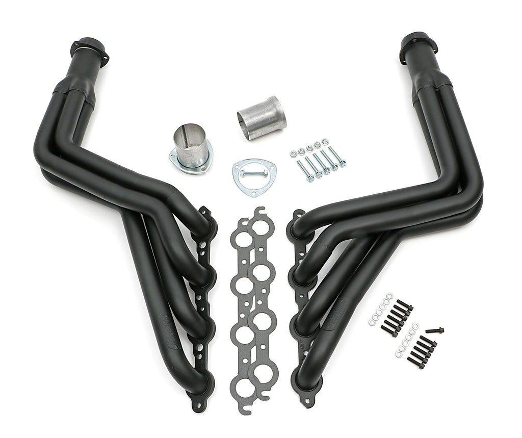 Hedman Hedders 68153 Black Long-Tube LS Swap Headers For 1968-72 Chevelle, El Camino for Select Buick GS, Buick Skylark, Chevrolet Chevelle, Chevrolet El Camino, Chevrolet Monte Carlo, Oldsmobile 442, Oldsmobile Cutlass, Oldsmobile F85, Oldsmobile Vista