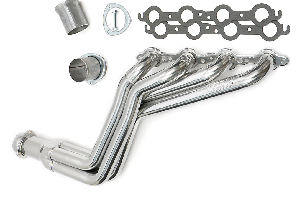 Hedman Hedders 68156 Silver Long-Tube LS Swap Headers For 1968-72 Chevelle, El Camino for Select Buick GS, Buick Skylark, Chevrolet Chevelle, Chevrolet El Camino, Chevrolet Monte Carlo, Oldsmobile 442, Oldsmobile Cutlass, Oldsmobile F85, Oldsmobile Vista