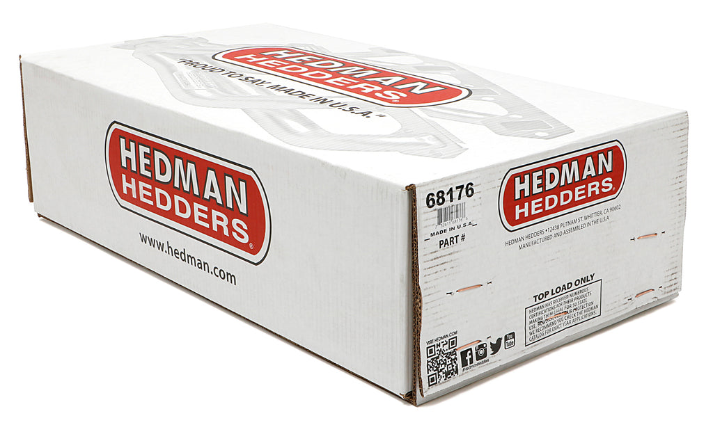 Hedman Hedders 68176 Silver Long-Tube Headers For 65-70 GM Passenger Cars with 283-400 for Select Chevrolet Bel Air, Chevrolet Biscayne, Chevrolet Brookwood, Chevrolet Caprice, Chevrolet Impala, Chevrolet Townsman
