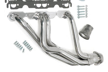 Load image into Gallery viewer, Hedman Hedders 68176 Silver Long-Tube Headers For 65-70 GM Passenger Cars with 283-400 for Select Chevrolet Bel Air, Chevrolet Biscayne, Chevrolet Brookwood, Chevrolet Caprice, Chevrolet Impala, Chevrolet Townsman