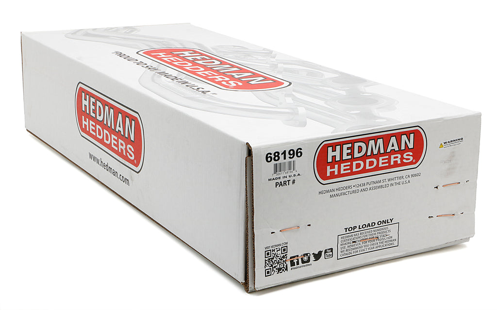 Hedman Hedders 68196 Silver Long-tube Headers For 64-77 Chevelle, 67-69 Camaro 396-502 for Select Chevrolet Bel Air, Chevrolet Biscayne, Chevrolet Brookwood, Chevrolet Camaro, Chevrolet Caprice, Chevrolet Chevy II, Chevrolet El Camino, Chevrolet Impala,