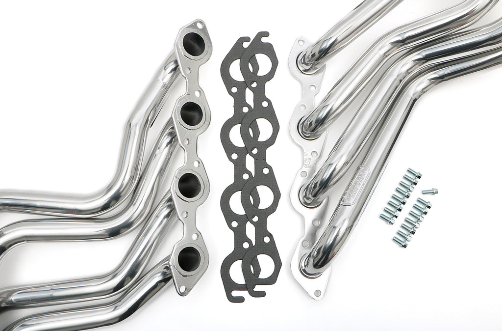 Hedman Hedders 68196 Silver Long-tube Headers For 64-77 Chevelle, 67-69 Camaro 396-502 for Select Chevrolet Bel Air, Chevrolet Biscayne, Chevrolet Brookwood, Chevrolet Camaro, Chevrolet Caprice, Chevrolet Chevy II, Chevrolet El Camino, Chevrolet Impala,