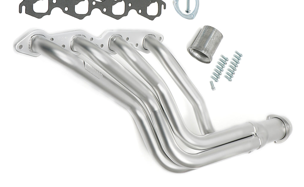 Hedman Hedders 68198 H.D. Silver Long-tube Headers For 64-77 Chevelle with 396-502 for Select Chevrolet Bel Air, Chevrolet Biscayne, Chevrolet Brookwood, Chevrolet Camaro, Chevrolet Caprice, Chevrolet Chevy II, Chevrolet El Camino, Chevrolet Impala,