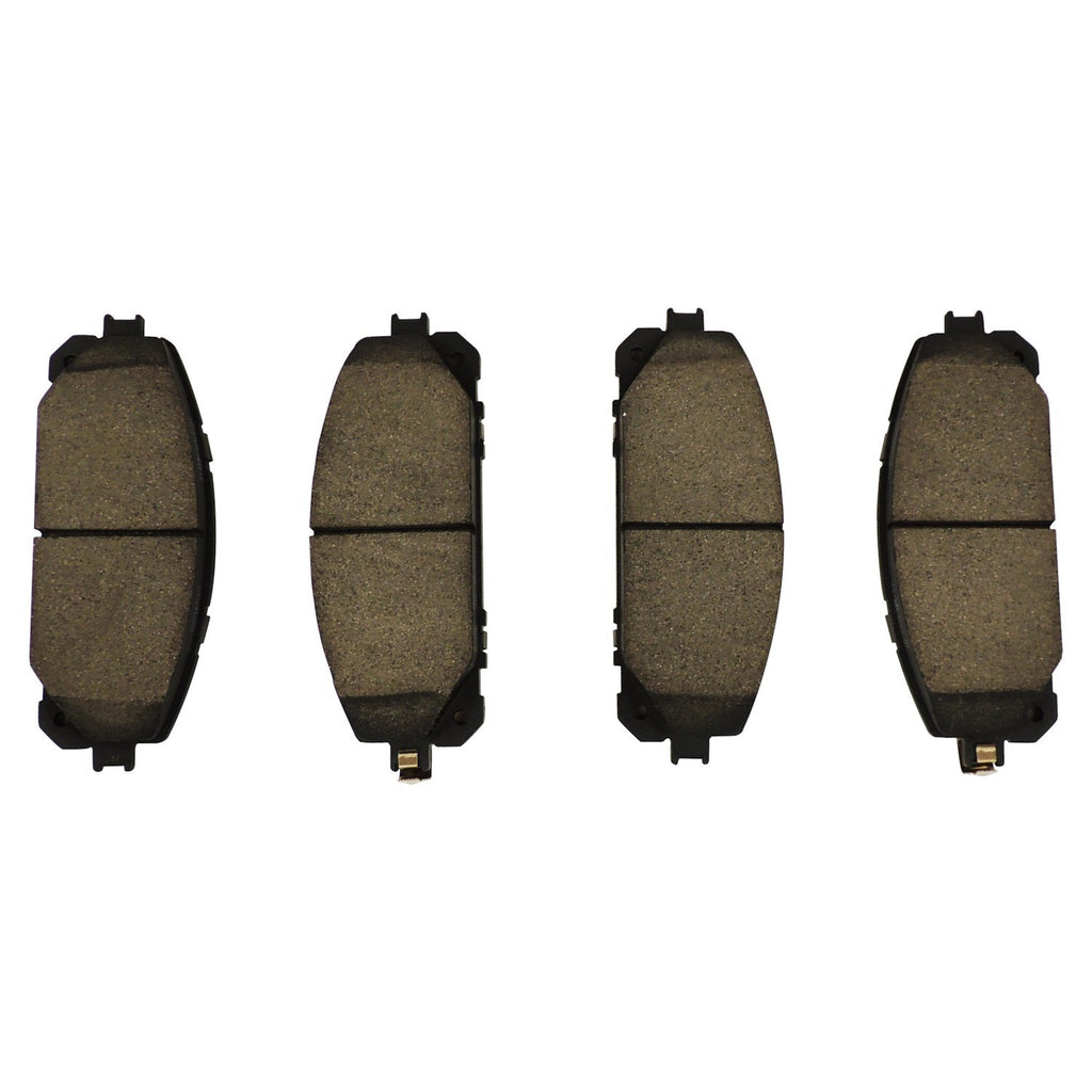 Crown Automotive Jeep Replacement 68212327AC Front Brake Pad Set for 14-19 Jeep KL Cherokee w/ Dual Piston Frt Brake Calipers for Select Jeep Cherokee
