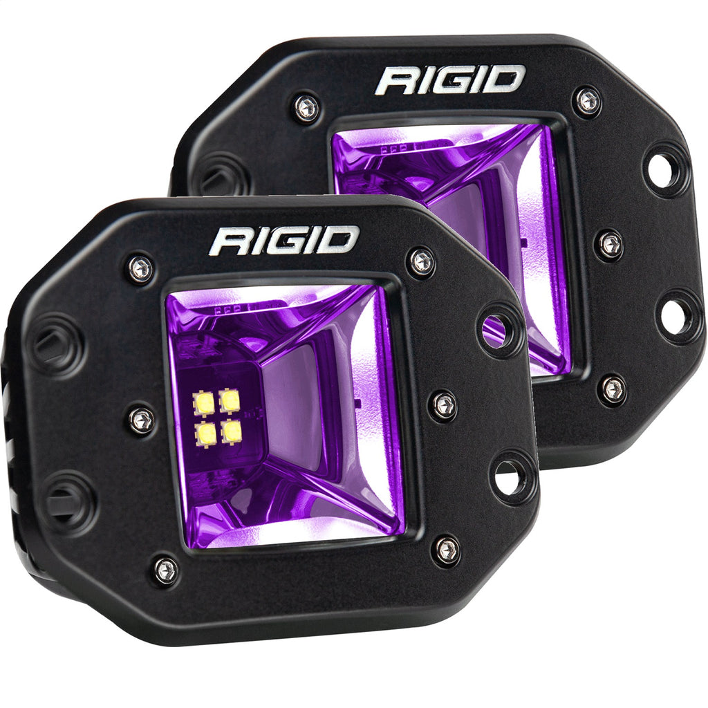 Rigid Industries 682153 Radiance+Scene RGBW Flush Mount ; Pair
