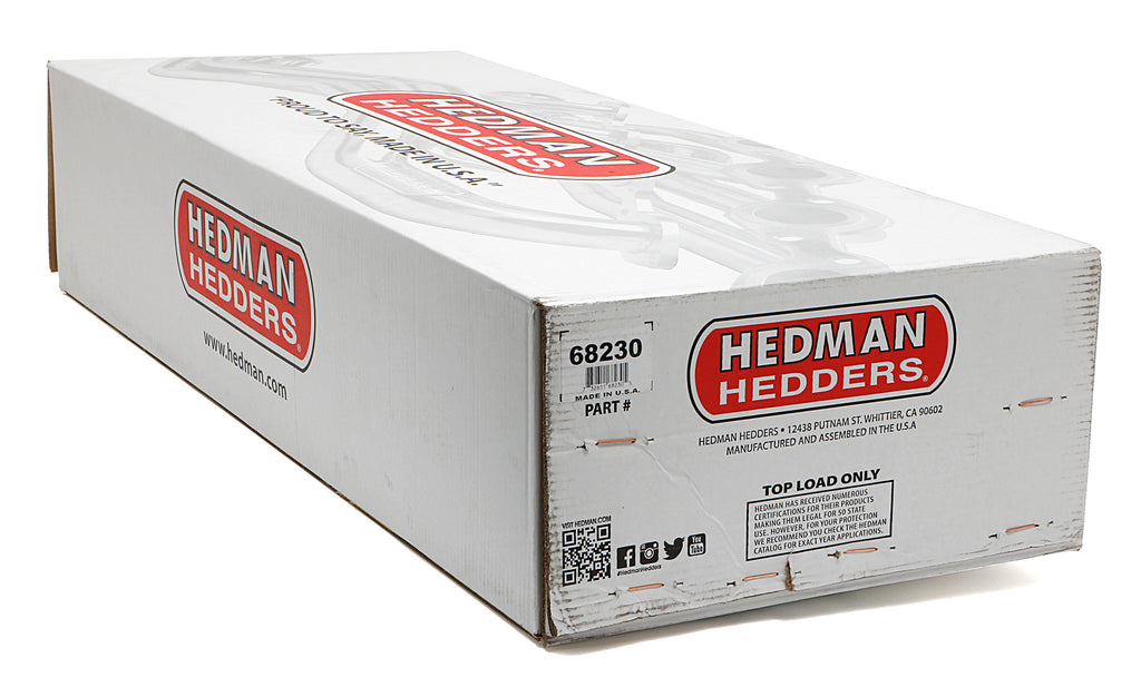 Hedman Hedders 68230 Long-Tube Headers for 1958-64 GM X-Frame Cars with 283-400 for Select Chevrolet Bel Air, Chevrolet Biscayne, Chevrolet Brookwood, Chevrolet Del Ray, Chevrolet Impala