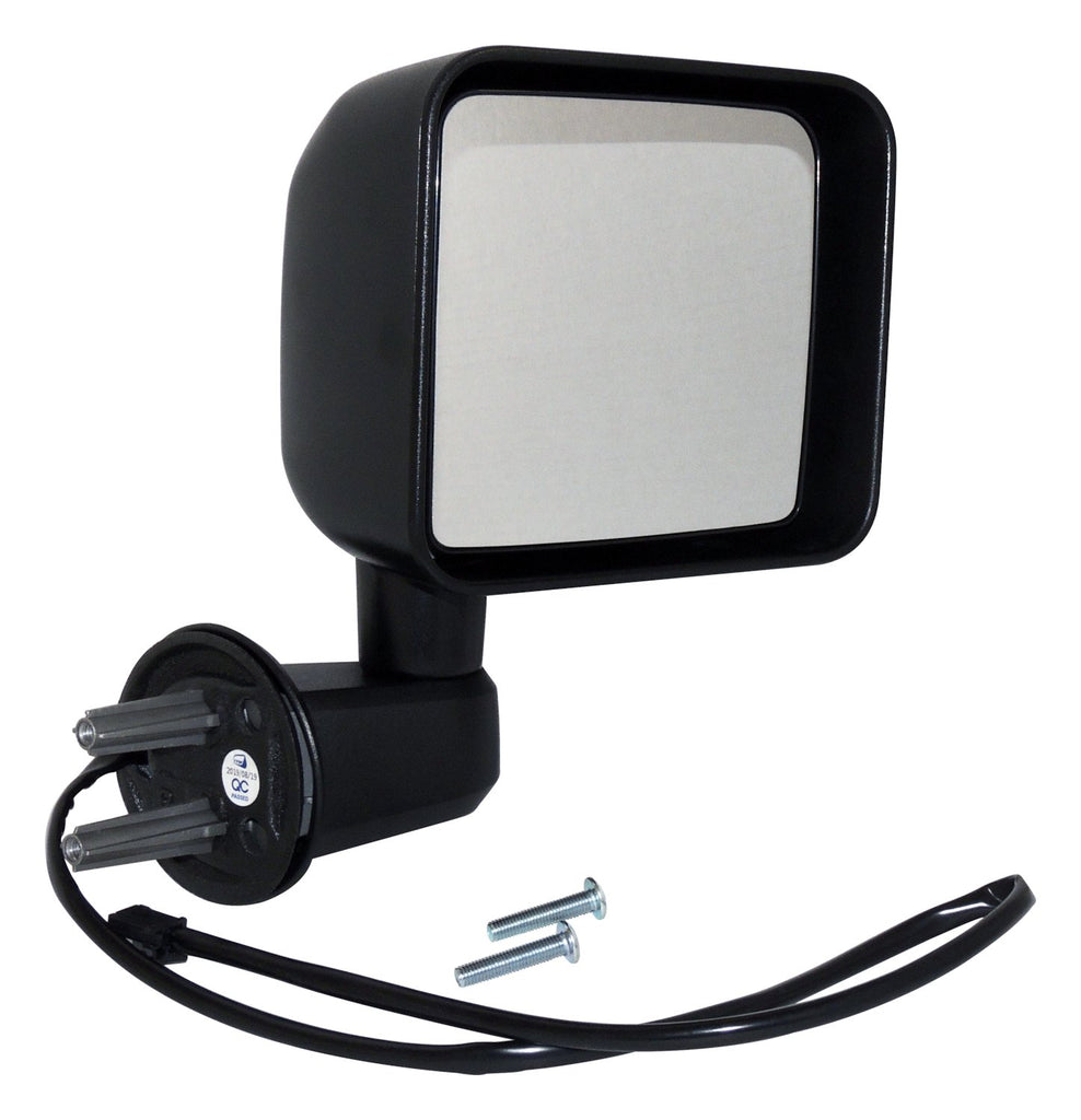 Crown Automotive Jeep Replacement 68249852AD Right Power, Heated, Manual Folding Mirror for 2015-2018 Jeep JK Wrangler RHD