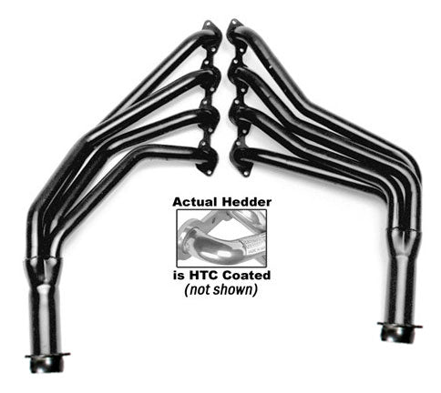 Hedman Hedders 68256 1-3/4 in. Silver Long-Tube Headers For 55-57 Chevy Tri-5 396-502 for Select Chevrolet Bel Air, Chevrolet One-Fifty Series, Chevrolet Two-Ten Series