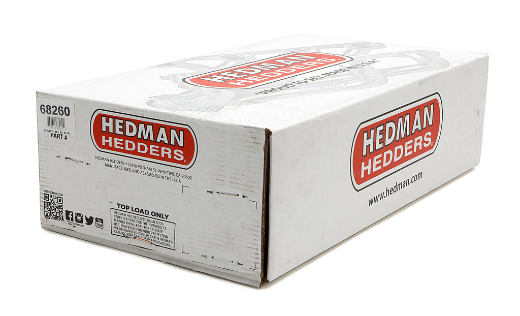 Hedman Hedders 68260 1-5/8 in. Mid-Length Headers For 1955-57 Chevy Tri-5 with 283-400 for Select Chevrolet Bel Air, Chevrolet One-Fifty Series, Chevrolet Two-Ten Series
