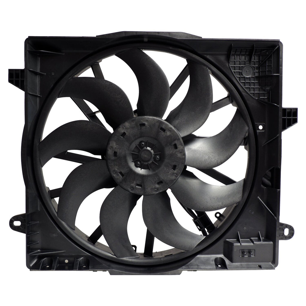 Crown Automotive Jeep Replacement 68272755AD Cooling Fan Assembly for 18+ Jeep JL Wrangler & JT Gladiator  w/ 3.0L Gas, 3.6L. for Select Jeep Gladiator, Jeep Wrangler