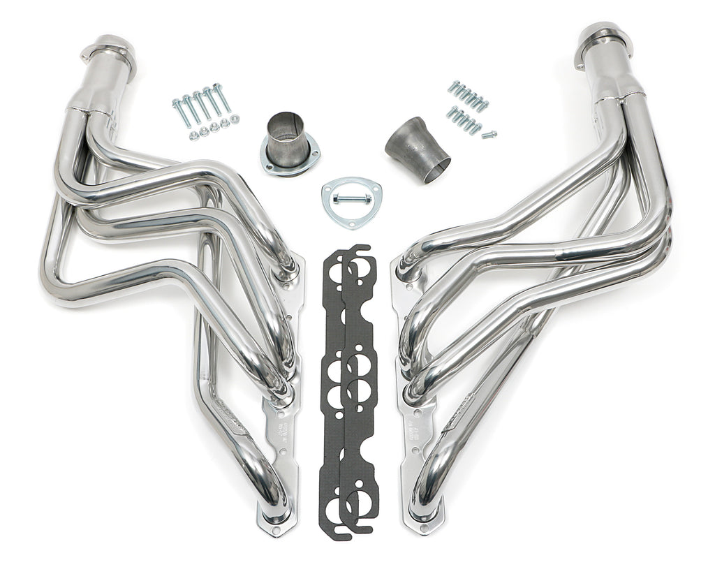 Hedman Hedders 68276 Silver Long-Tube Headers For 67-81 Camaro, 68-79 Nova w/283-400 for Select Chevrolet Camaro, Chevrolet Chevy II, Chevrolet Nova