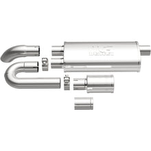 Load image into Gallery viewer, MagnaFlow Exhaust Products 14009 Universal xMOD Performance Muffler; 3in. Offset/Dual; 5x18x8 Body