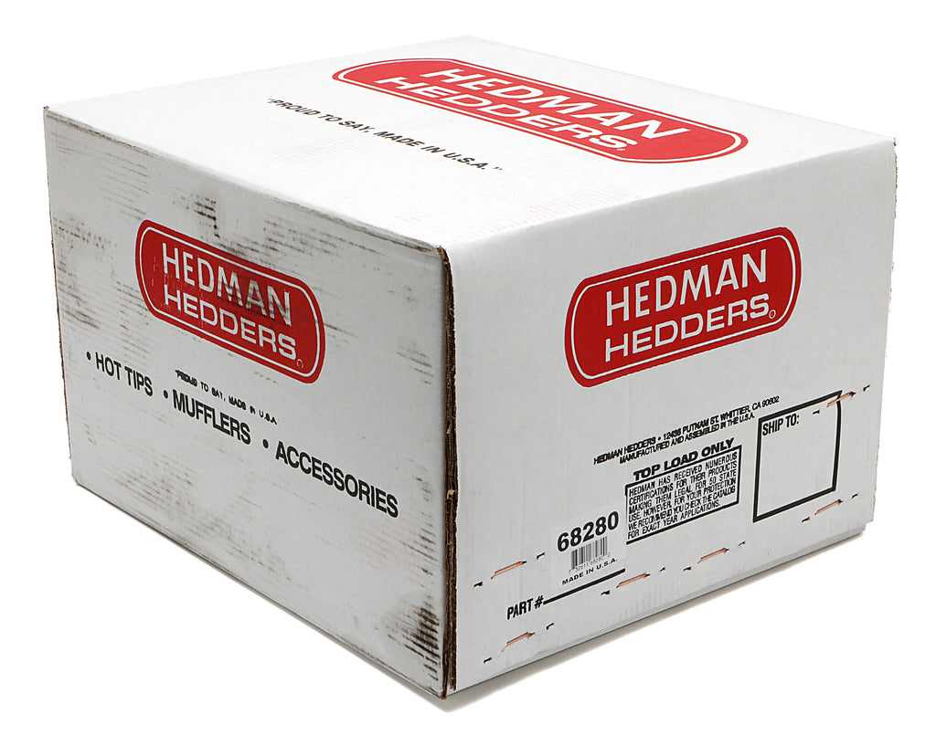 Hedman Hedders 68280 Long-Tube Headers For '63-82 Corvette 283-400 with Side-Pipes for Select Chevrolet Corvette
