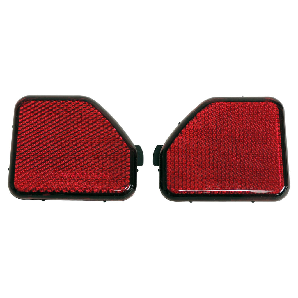 Crown Automotive Jeep Replacement 68281936K Rear Fascia Reflector Set for 2018+ Jeep JL Wrangler, Red Plastic for Select Jeep Wrangler