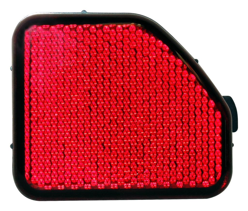 Crown Automotive Jeep Replacement 68281937AB Left Rear Fascia Reflector for 2018+ Jeep JL Wrangler, Red Plastic