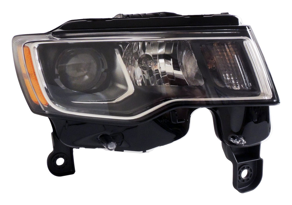 Crown Automotive Jeep Replacement 68289234AE Right Headlight Assembly for 2017-2022 Jeep WK Grand Cherokee w/ Halogen Bulbs