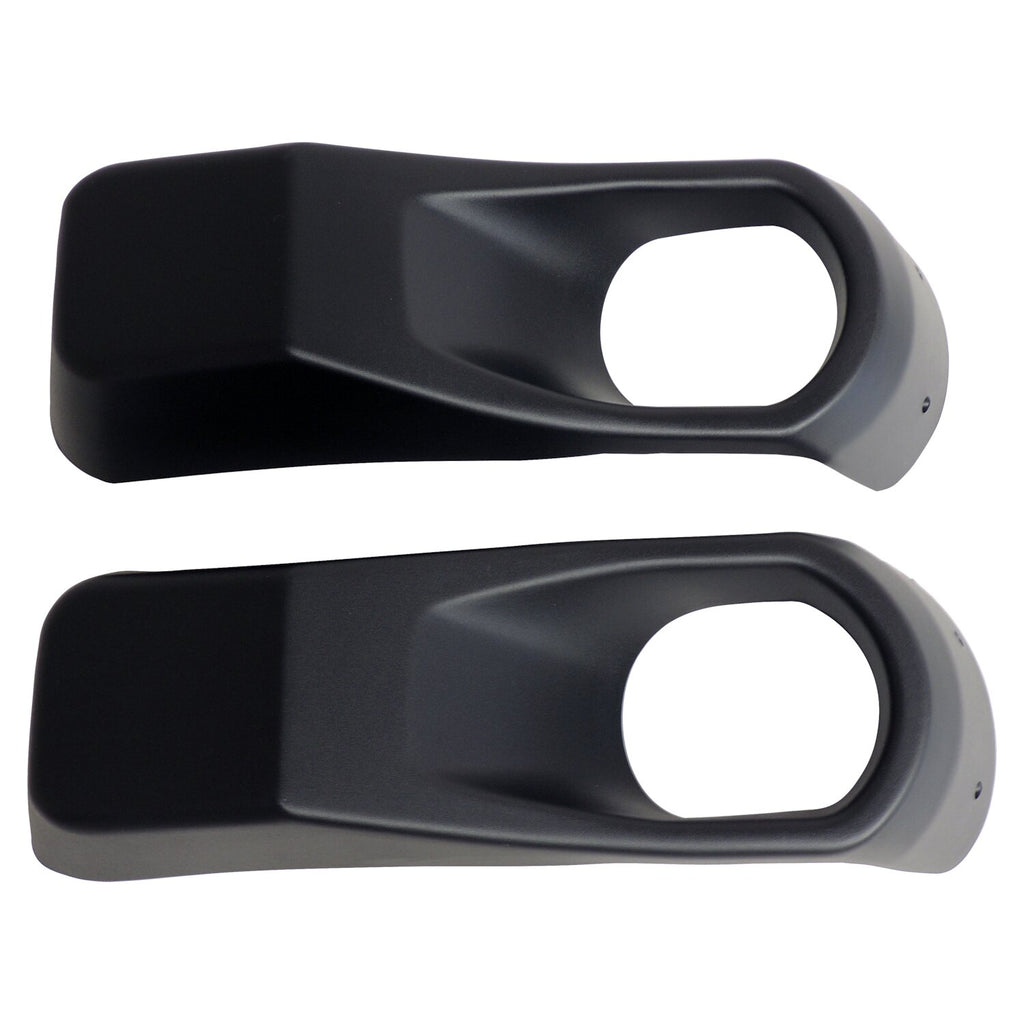 Crown Automotive Jeep Replacement 68295558K Front Fog Light Bezel Set for 2018+ Jeep JL Wrangler & 2020+ Jeep JT Gladiator for Select Jeep Gladiator, Jeep Wrangler