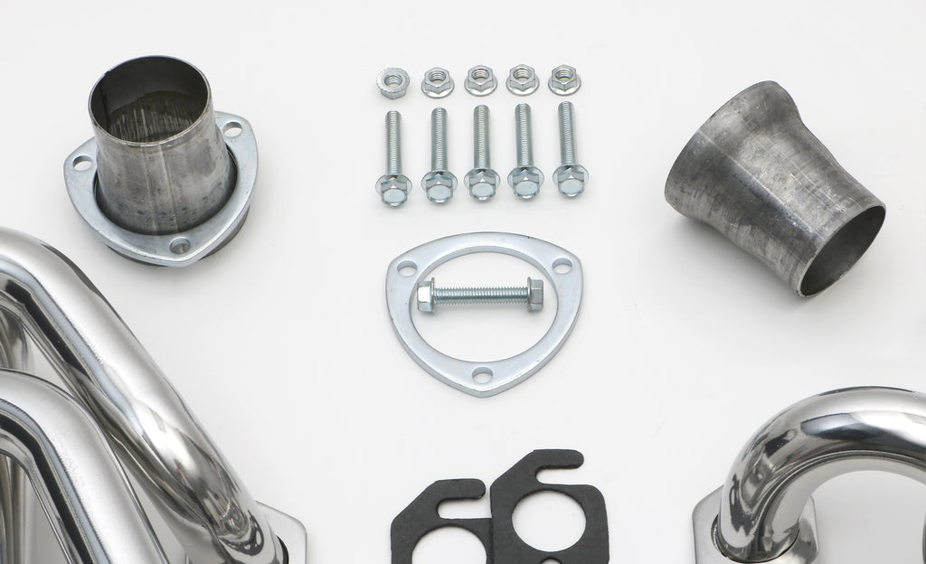 Hedman Hedders 68296 Silver 1-5/8 in Long-Tube Headers For '64-77 Chevelle w/283-400 for Select Chevrolet Bel Air, Chevrolet Brookwood, Chevrolet Caprice, Chevrolet Chevelle, Chevrolet El Camino, Chevrolet Impala, Chevrolet Malibu, Chevrolet Monte Carlo