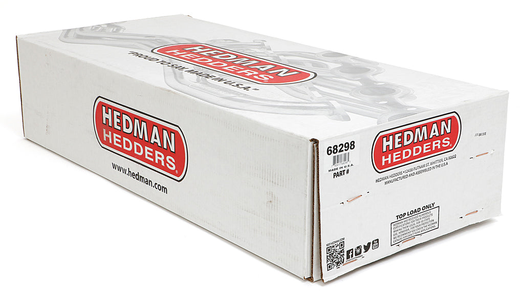 Hedman Hedders 68298 HD Silver 1-5/8 in Long-Tube Headers For 64-77 Chevelle w/283-400 for Select Chevrolet Bel Air, Chevrolet Brookwood, Chevrolet Caprice, Chevrolet Chevelle, Chevrolet El Camino, Chevrolet Impala, Chevrolet Malibu, Chevrolet Monte Carlo