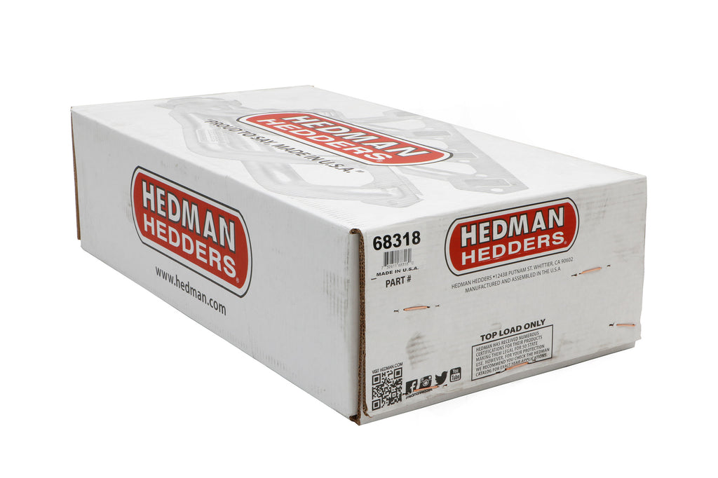 Hedman Hedders 68318 HD Silver Long-Tube Headers For 78-87 GM G-Body Cars with 283-400 for Select Buick Regal, Buick Skylark, Chevrolet El Camino, Chevrolet Malibu, Chevrolet Monte Carlo, Oldsmobile Cutlass, Pontiac Grand Prix