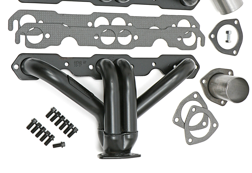 Hedman Hedders 68360 1-1/2 in. Block Hugger Headers For 283-400 SB Chevy Engines