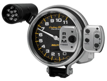 Load image into Gallery viewer, AutoMeter 6836 GAUGE, TACH, 5", 11K RPM, PRO-STOCK PEDESTAL W/ SUPER LITE &amp; PK MEM, CARBON FIBR