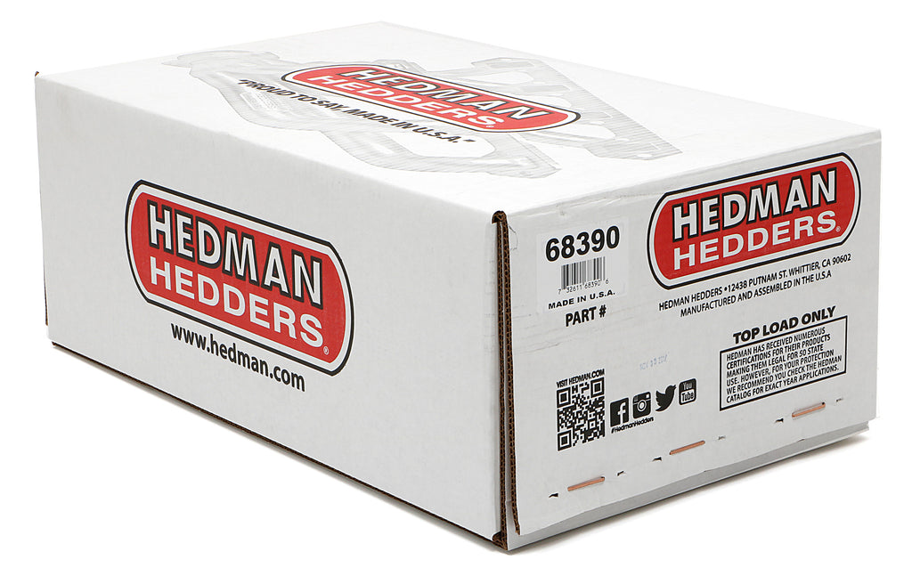 Hedman Hedders 68390 Super-Short Headers For 67-81 Camaro/64-77 A-Body with 283-400 for Select Chevrolet Camaro, Chevrolet Chevelle, Chevrolet El Camino