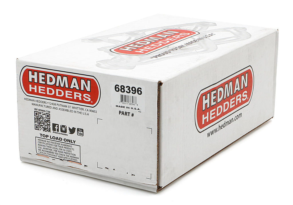 Hedman Hedders 68396 Silver Super-Short Headers For 67-81 Camaro/64-77 A-Body, 283-400 for Select Chevrolet Camaro, Chevrolet Chevelle, Chevrolet El Camino