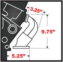 Load image into Gallery viewer, Hedman Hedders 68400 1-5/8 in. Block Hugger Headers For SB Chevy with Angle-Plugs