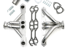 Load image into Gallery viewer, Hedman Hedders 68406 Silver 1-5/8 in. Block Hugger Headers For SB Chevy w/Angle-Plugs