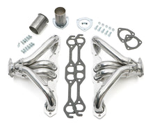 Load image into Gallery viewer, Hedman Hedders 68406 Silver 1-5/8 in. Block Hugger Headers For SB Chevy w/Angle-Plugs