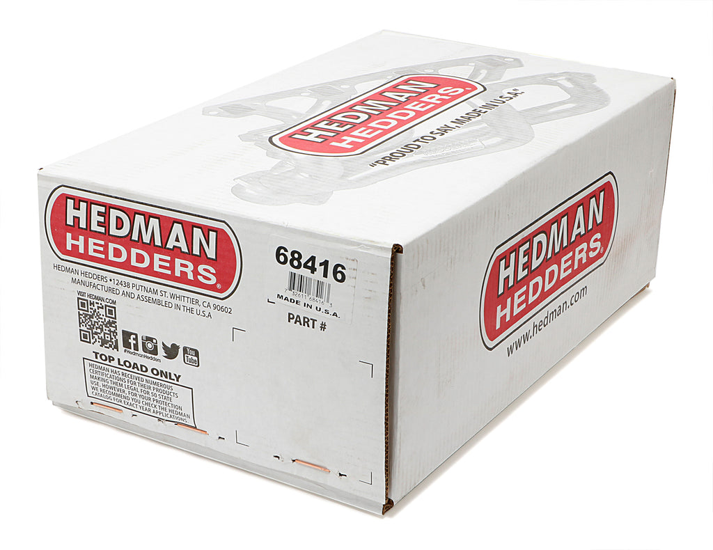 Hedman Hedders 68416 Silver Long-Tube EO Headers For 78-87 GM G-Body Cars with 231 V6 for Select Buick Regal, Chevrolet Camaro, Chevrolet El Camino, Chevrolet Malibu, Chevrolet Monte Carlo, Oldsmobile Cutlass, Pontiac Grand Prix, Pontiac LeMans