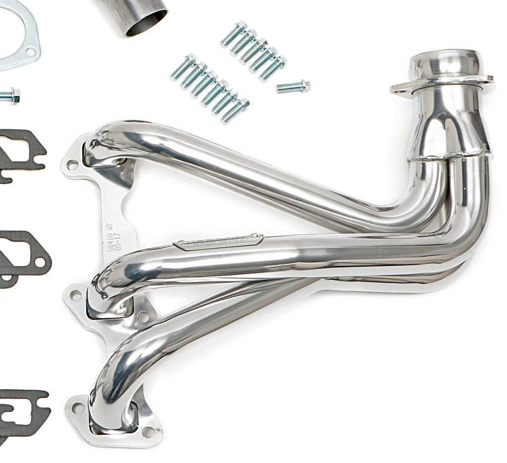 Hedman Hedders 68416 Silver Long-Tube EO Headers For 78-87 GM G-Body Cars with 231 V6 for Select Buick Regal, Chevrolet Camaro, Chevrolet El Camino, Chevrolet Malibu, Chevrolet Monte Carlo, Oldsmobile Cutlass, Pontiac Grand Prix, Pontiac LeMans