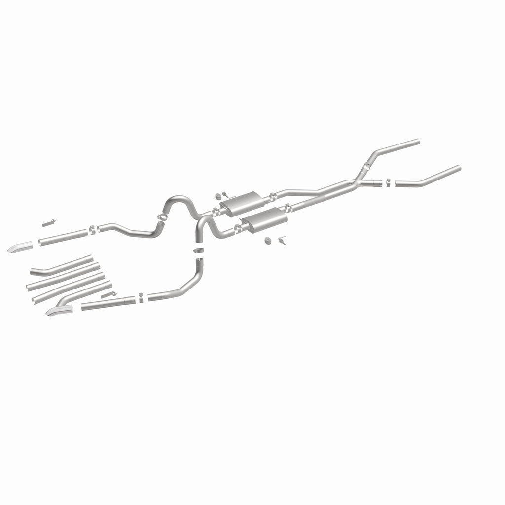 MagnaFlow Exhaust Products 15893 Street Series Polished System for Select Buick Skylark, Buick Special, Chevrolet Chevelle, Chevrolet El Camino, Oldsmobile 442, Oldsmobile Cutlass, Pontiac GTO