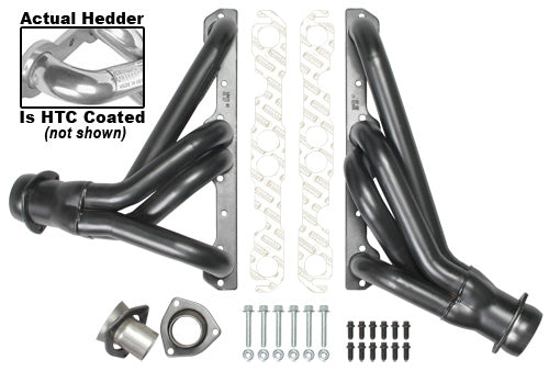 Hedman Hedders 68476 Silver Mid-Length Headers For 1982-92 Chevy Camaro with 283-400 for Select Chevrolet Camaro, Pontiac Firebird