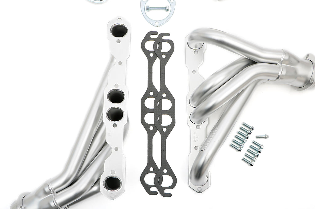 Hedman Hedders 68478 HD Silver Mid-Length Headers For '82-92 Chevy Camaro with 283-400 for Select Chevrolet Camaro, Pontiac Firebird