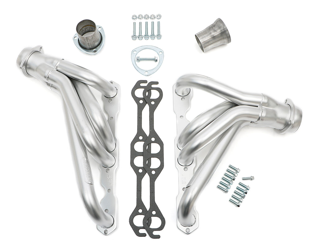 Hedman Hedders 68478 HD Silver Mid-Length Headers For '82-92 Chevy Camaro with 283-400 for Select Chevrolet Camaro, Pontiac Firebird