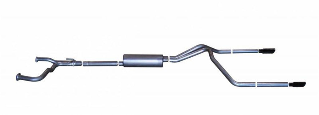 Gibson Performance Exhaust 68500B Dual Split Exhaust System for Select Nissan TITAN, Nissan TITAN XD